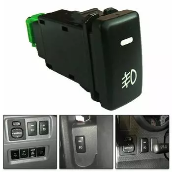 39 мм OEM двойная кнопка переключения для Toyota FJ подходит для Tundra 05-06 для Tacoma 05-11 светодиодная лента противотуманные фары автомобильные аксессуары CHINA