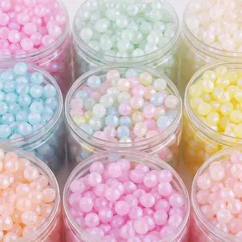 39 шт. граненые акриловые бусины Русалка круглые свободные бусины-разделители для изготовления ювелирных изделий DIY браслет ожерелье ручной работы фиолетовый