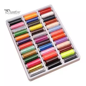 39 шт. швейные нитки разных цветов, удобная полиэфирная пряжа, прочная швейная нить для дома