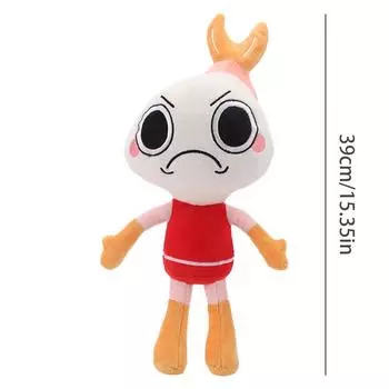 39 см/15,35 дюйма Dandy s World Plush Shrimpo Мягкие игрушки Игровая периферийная фигурка Кукла Подарки на день рождения Игрушки для украшения детской комнаты