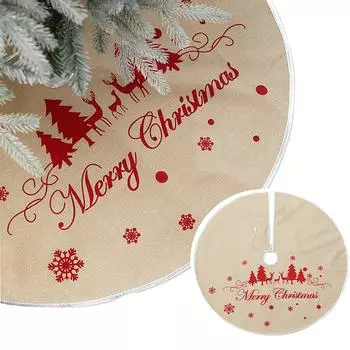 39 в юбке для рождественской елки, веселого Рождества, универсальный случай, легко меняется, праздничные принадлежности для вечеринок, настольные украшения для елки, конопля One Size