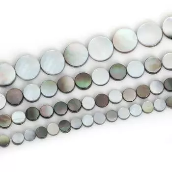 39см натуральный черный диск жемчужные бусины для изготовления ювелирных изделий DIY браслет ожерелье серьги 10x3.5mm 38pcs