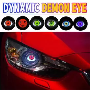 3,0-дюймовые динамические светодиодные автомобильные фары Devil Eye LED Car Light Headlight Assembly Modified Eagle Eye Light Cars Accessories