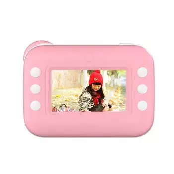 3,0-дюймовый сенсорный экран, мгновенная камера печати, 48-мегапиксельная детская камера, термопечать, детская HD-камера, игрушка для подарков на Рождество и день рождения розовый