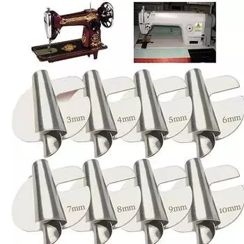 3-10 мм универсальная швейная лапка для подрубки, 8 шт. прижимная лапка для подрубки, насадка для подрубки швейной машины