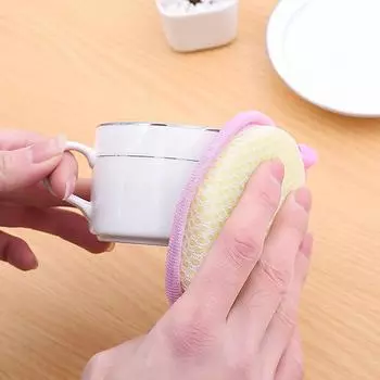 3/10 Pcs Double Sided Dishwashing Sponge Dish Washing Brush Pan Pot Dish Wash Sponges Household Cleaning Reusable Kitchen Tool 3PCS