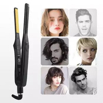 3/10 Pencil Flat Iron Mini Hair Straighter Fast Heating Borod Liner Iron Small Flat Iron For Short Hair Straighter AU