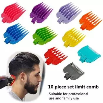 3/10 шт., 1,5-25 мм, машинка для стрижки волос, ограничительные расчески, насадки для инструментов для стрижки волос 10pcs