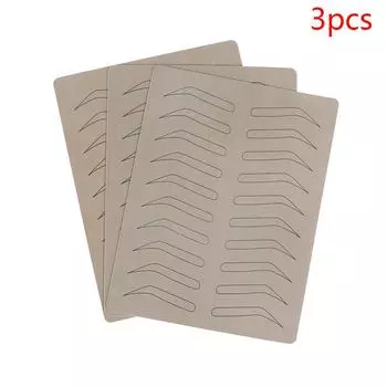 3/10 шт. Татуировка бровей на коже латекс микроблейдинг практика кожа татуировка на коже практика