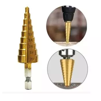 3-12-гранный титановый сверло-резец для листового металла One Size