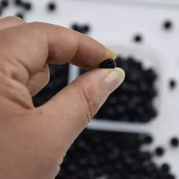 3-12 мм Sea Stoppers Night Мягкие и твердые круглые черные рыболовные поплавки бусины Hard Bean-4mm