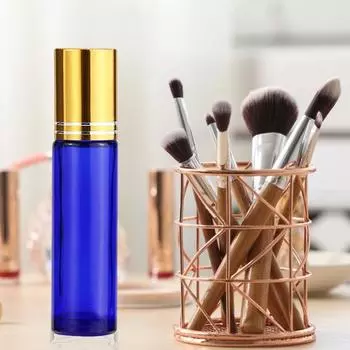 3/12 шт. флаконы с роликовыми шариками для эфирного масла, многоразовая пустая бутылка из прозрачного стекла с роликовыми шариками из нержавеющей стали для парфюмерного косметического лосьона 3pcs чистый