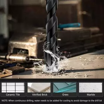 3-12mm Multifunctional Drill Bit Universal Drilling Tool Cemented Carbide Drill Bit Wall Hole Opening Power Tools Accessories