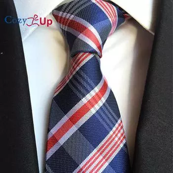 3,15-дюймовый модный полосатый мужской галстук в клетку с узором пейсли на свадьбу