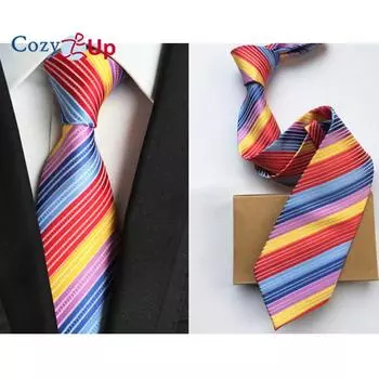 3,15-дюймовый модный полосатый Радужный галстук для мужчин, клетчатый галстук с цветком для свадьбы