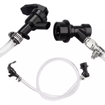 3/16-дюймовый набор для сборки жидкого шарового замка для линии пива для домашнего бочонка для раздачи пива, товары для продажи чёрный