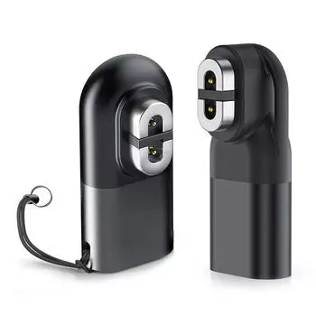 3/1 шт. адаптер для зарядного устройства для костей 5 В 1 А магнитный адаптер для зарядки с изгибом 90 градусов для наушников Aftershokz Тип C/разъем для iOS for Type C