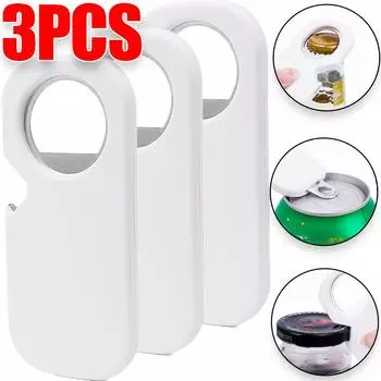 3-1 шт. Магнитные открывалки из нержавеющей стали, многофункциональные, для банок пива и газировки, открывалки для напитков, съемники крышек, кухонные столовые барные инструменты