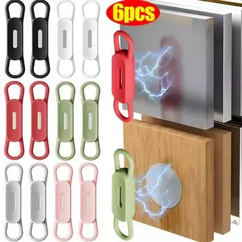 3/1 шт. Магнитный держатель для карандашей, силиконовый регулируемый крючок для ручки, для стола, холодильника, маркерной доски, офисного стола, органайзера для маркеров 1pcs