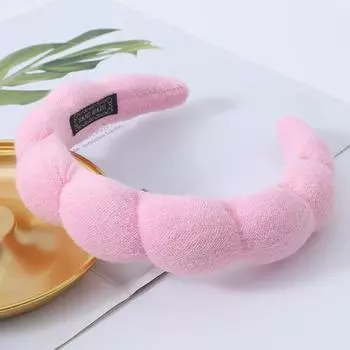 3/1 шт. Моющиеся напульсники из микрофибры, Повязка на голову, Скранчи, Объемная повязка на голову, SPA, Повязка для умывания, Макияж, Душ, Уход за кожей