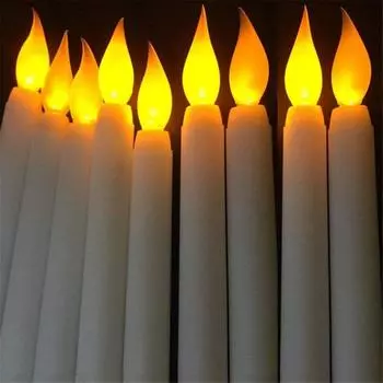 3/1 шт. светодиодные беспламенные свечи на батарейках электронные чайные лампы для дома свадьба день рождения вечеринка украшение освещение 1PCS