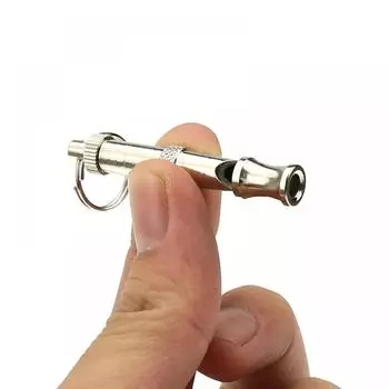 3/1 шт. Свисток для дрессировки собак из нержавеющей стали, ультразвуковой, противолайный, регулируемый по высоте, свисток для дрессировки собак 1PCS