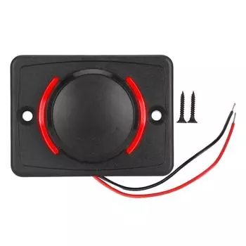 3.1A DC12V24V черный автомобильный двойной USB порт зарядное устройство розетка со светодиодом (красный)