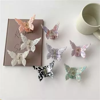 3/1PCS French Retro Butterfly Hair Clip Hair Hair Accessory Back Head Hair Clip Girls Sweet Side Clip Clip Hair