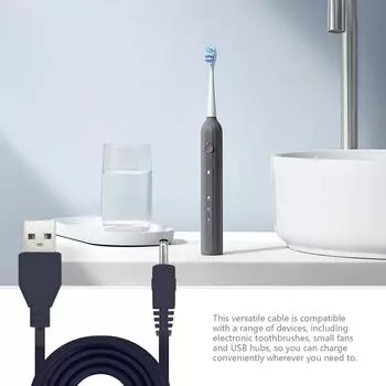 3,28-футовый USB2.0 к DC3.5x1.35mm/DC5.5x2.1mm шнур питания удлинитель поддержка зарядки для небольшого вентилятора настольного светильника B белый