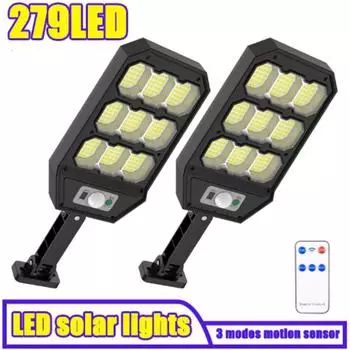 3/2/1 шт. солнечный уличный фонарь светодиодный светильник уличный водонепроницаемый настенный светильник удаленный свет для парк-стрит-роуд отель мост открытый 1pcs