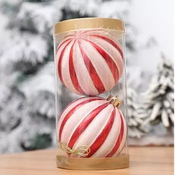 3/2/1 шт., тыквенные шары, новогоднее елочное украшение, пластиковые поделки своими руками, окрашенные рождественские подарочные коробки, подвеска, подвесное украшение армия зеленый