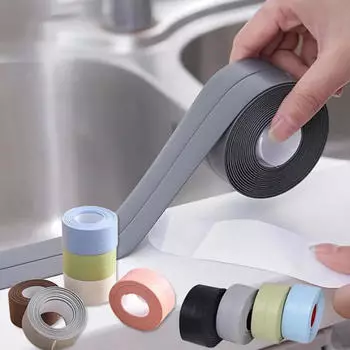 3,2 м ванная кухня душ водонепроницаемая лента против плесени раковина ванна уплотнительная лента самоклеящаяся водонепроницаемая штукатурка One Size чёрный