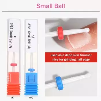 3 32 керамические сверла для ногтей Сверла для педикюра и маникюра Сменные сверла для электрических 1