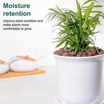 3,3 фунта глиняной гальки для растений 12-14 мм натуральные глиняные шарики для кашпо натуральные глиняные гальки для гидропонной орхидеи горшечная смесь дренаж растений коричневый