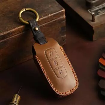 3, 4, 5 кнопок чехол для автомобильного ключа для Nissan X-trail T33 Qashqai J12 Teana Altima Ariya 2022 2023 TPU чехол держатель оболочки коричневый