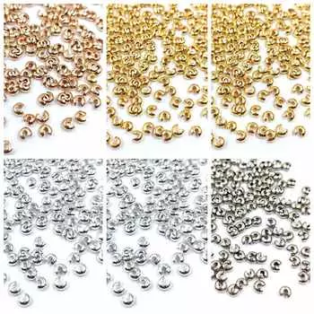 3/4/5 мм, золотистая, серебряная застежка, аксессуары ручной работы, полумесяц, свободная бусина, материал «сделай сам», застежка для сумки «сделай сам», застежка в форме полумесяца, ручная работа 4mm 50pcs/set розового золота