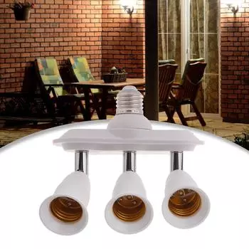 3/4/5-в-1 E27 на E27 основание лампы напольная лампа разветвитель патрон адаптер держатель регулируемый удлинитель патрона лампы 110-265 В 4