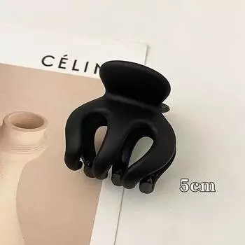 3/4/5PCS Women Girls Hair Claws Clips Black Cofee Large Claw Clips Ponytail Hairpin Crab Barrette Fashion Hair Accessories Gifts