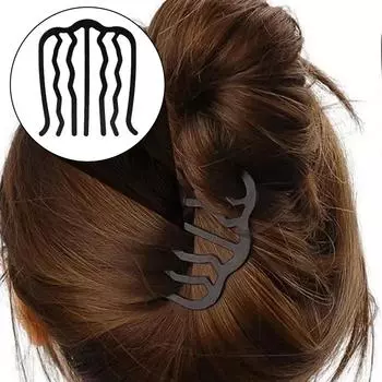 3/4/6 шт. заколки для волос в форме волны, заколки для волос с металлической пружиной, крепкие внутренние зубчики, заколка для волос, украшение для волос