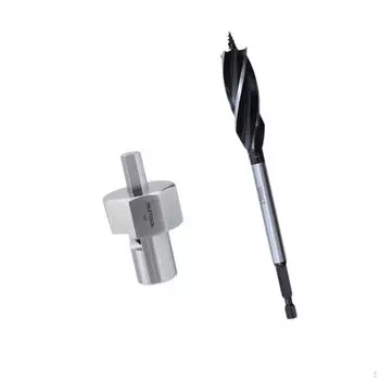 3/4 Bench Dog Hole Chamfer Reamer and Drill Bit Stainless Steel Sturdy Accessory Woodworking Tool