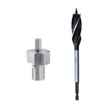 3/4 Dog Hole Chamfer Reamer with Stainless Steel Drill Bit Heavy Duty Accessories 9mm Hex