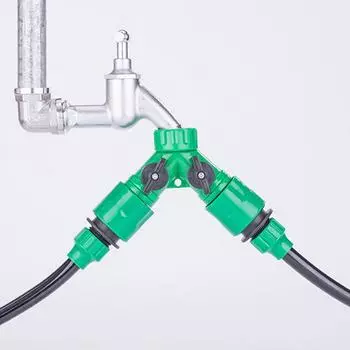 3/4 двухходовой Y-образный шланг, фитинг для разветвителя садового орошения