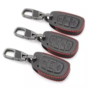 3 4 кнопки автомобильный смарт-ключ чехол крышка для Hyundai Tucson Santa Fe Rena Sonata Elantra Creta Ix35 Ix45 I10 I30 I40 аксессуары белый