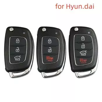 3/4 кнопки откидной складной чехол для автомобильного дистанционного ключа для HYUN.DAI Mistra Santa Fe Sonata Tucson Accent I30 I40 I45 3 Buttons Trumpet TOY40