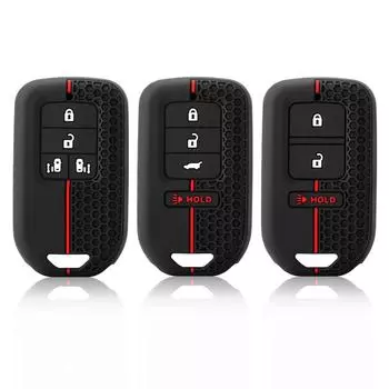 3 4 кнопки силиконовый автомобильный пульт дистанционного управления брелок чехол для Honda Accord EX EXL Civic Crv Hrv Pilot Ridgeline 2016 -2018 Pocketor белый