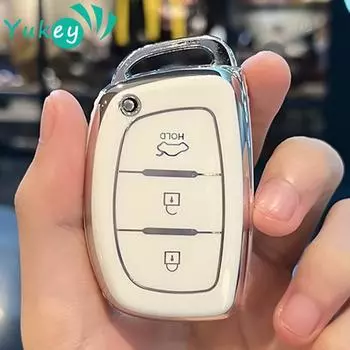 3 4 кнопки TPU чехол для автомобильного ключа для Hyundai ix35 i40 i20 i10 Tucson Elantra Creta Sonata Ioniq Accent Creata Smart Remote Брелки Чехол