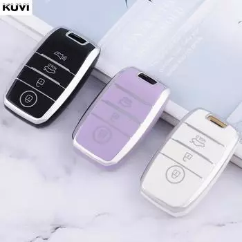 3/4 кнопки TPU чехол для KIA Rio Rio5 Sportage Ceed Cerato K3 KX3 K4 K5 Sorento Optima Picanto автомобильный пульт дистанционного управления смарт-ключ чехол