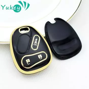 3 4 кнопки TPU Rempte автомобильный ключ чехол чехол для GMC Sierra Sonoma Yukon для Chevrolet S10 Silverado Suburban Tahoe автомобильные аксессуары чёрный