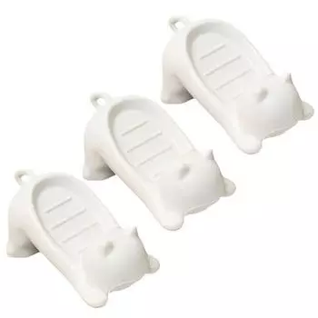 3/4 шт. Мыльница с дренажом Высокопрочная Многоцелевая Легко моющаяся Подставка для мыла 3pcs