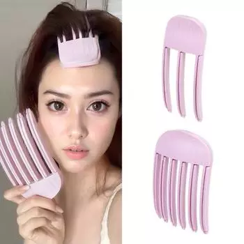 3/4 шт пушистая расческа для волос зажим для натурального объема зажим для объема портативный дорожный 3/6 зубцов лоб челка укладка расческа для женщин и девочек аксессуары для волос A